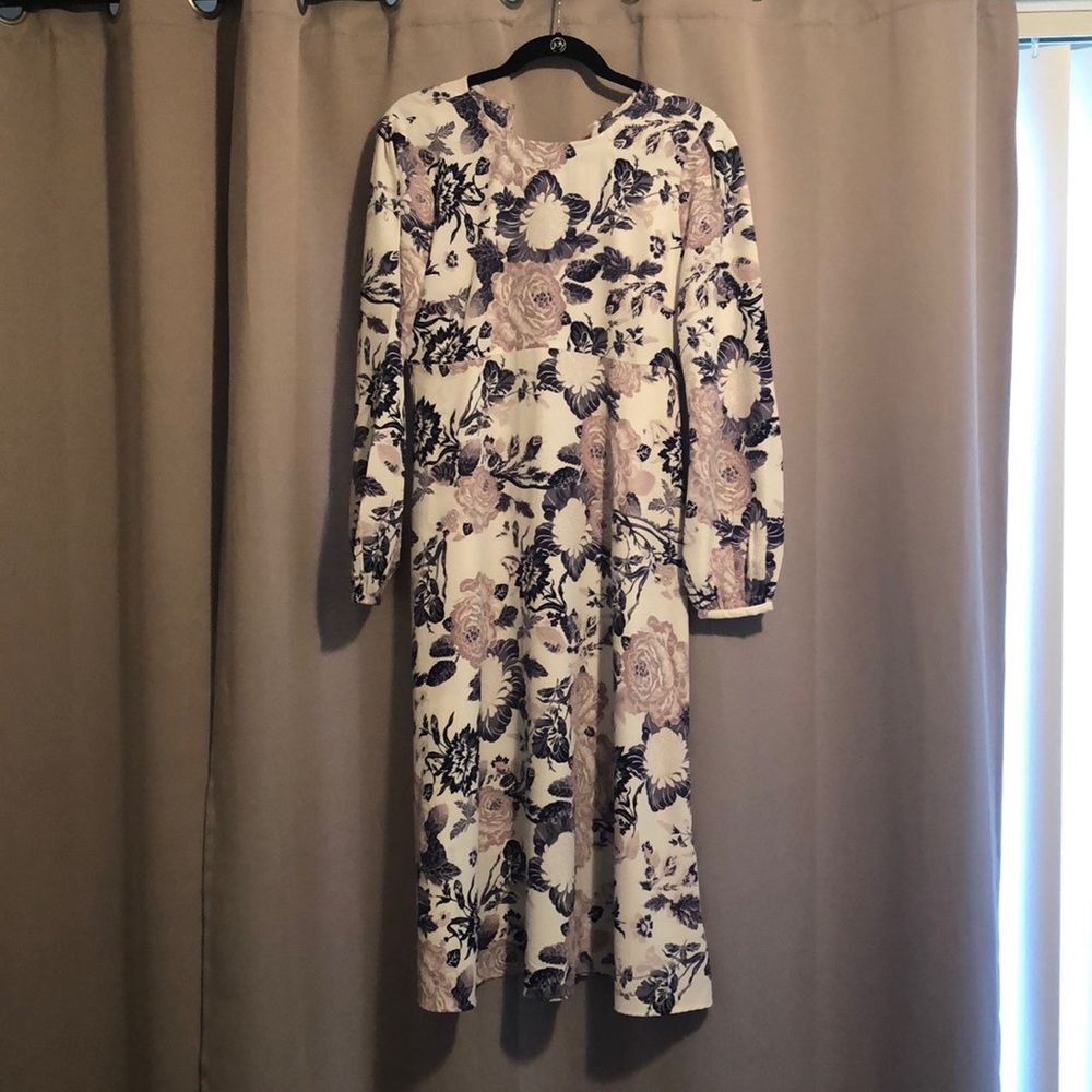 White Floral Dress